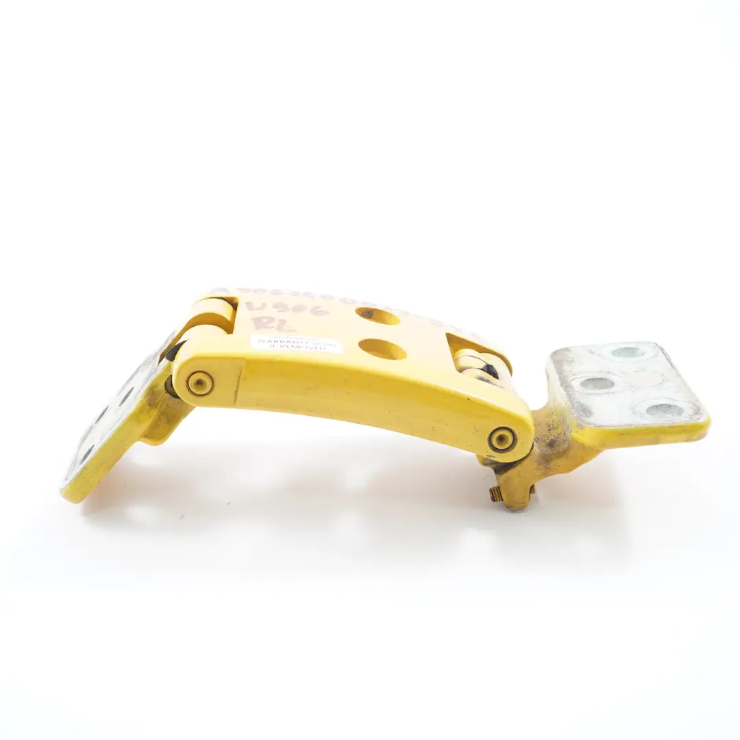 Puerta Trasera Izquierda Bisagra Superior Broom Yellow para Mercedes W906 con número de pieza A9067400037 Mercedes W906 Puerta Trasera Izquierda Bisagra Superior Broom Yellow - SKU A9067400037-BYE - Número de pieza A9067400037