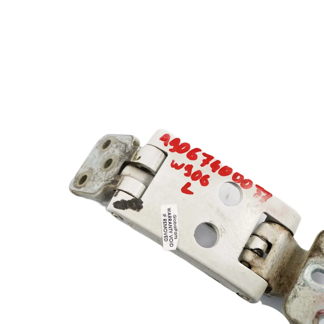 Arrière Gauche Charnière Supérieure Blanche pour Mercedes Sprinter W906 Porte à propos du numéro de pièce A9067400037 Mercedes Sprinter W906 Porte Arrière Gauche Charnière Supérieure Blanche - SKU A9067400037 - Numéro de pièce A9067400037