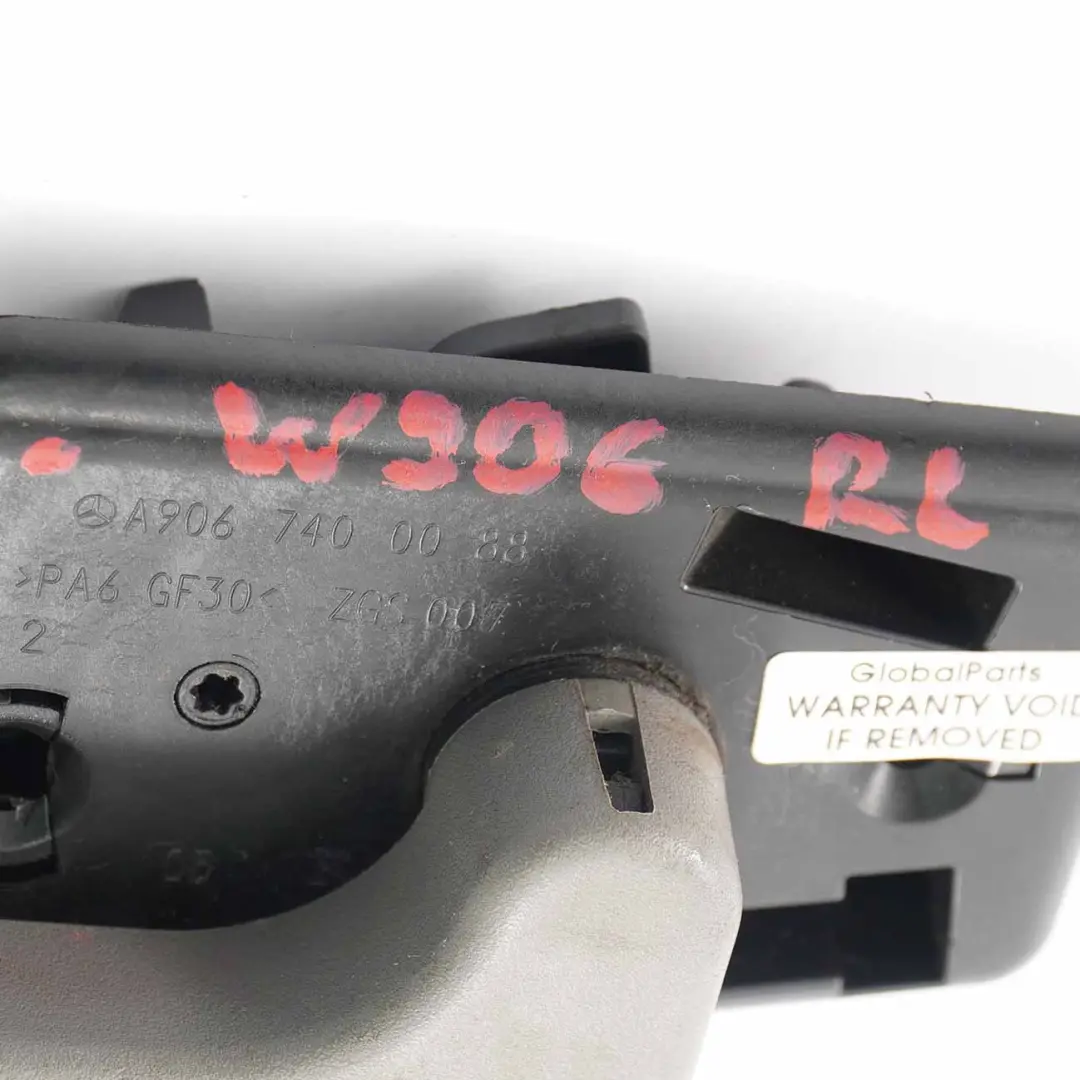 Mercedes Sprinter W906 Porta scorrevole posteriore sinistra Meccanismo maniglia - SKU A9067400088 - Numero di parte A9067400088