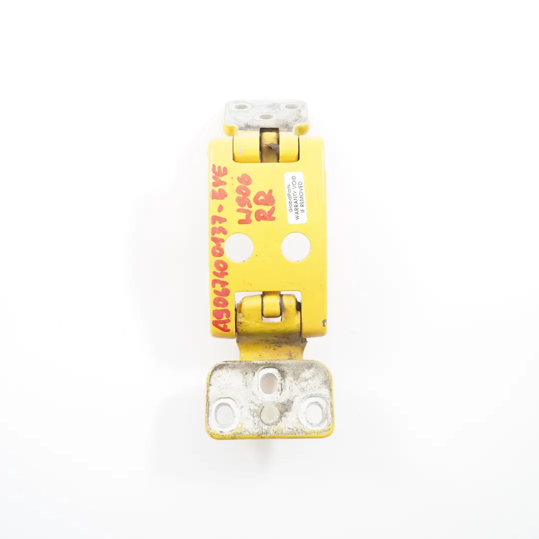 Mercedes Sprinter W906 Rear Right Door O/S Upper Hinge Broom Yellow DHL - 1212 - SKU A9067400137-BYE - Part number A9067400137