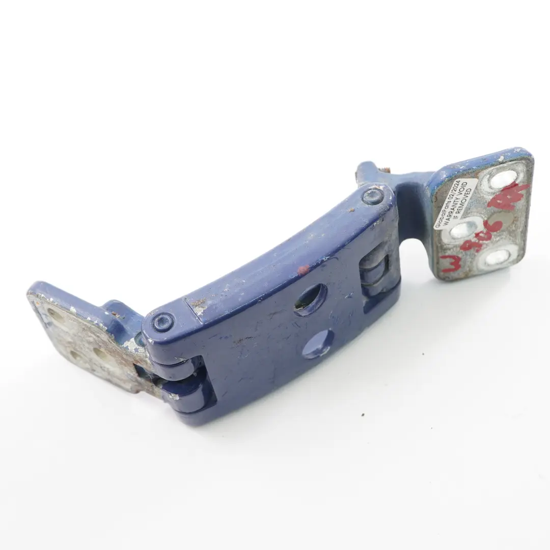 Right Door O/S Upper Hinge Top Hyacinth Blue-5376 to Mercedes Sprinter W906 Rear with Part number A9067400137 Mercedes Sprinter W906 Rear Right Door O/S Upper Hinge Top Hyacinth Blue-5376 - SKU A9067400137-HYA - Part number A9067400137