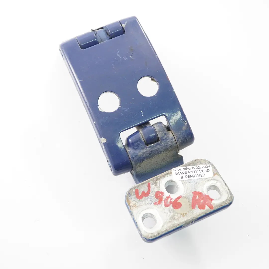 Puerta Trasera Derecha Bisagra Superior Azul Jacinto para Mercedes Sprinter W906 con número de pieza A9067400137 Mercedes Sprinter W906 Puerta Trasera Derecha Bisagra Superior Azul Jacinto - SKU A9067400137-HYA - Número de pieza A9067400137