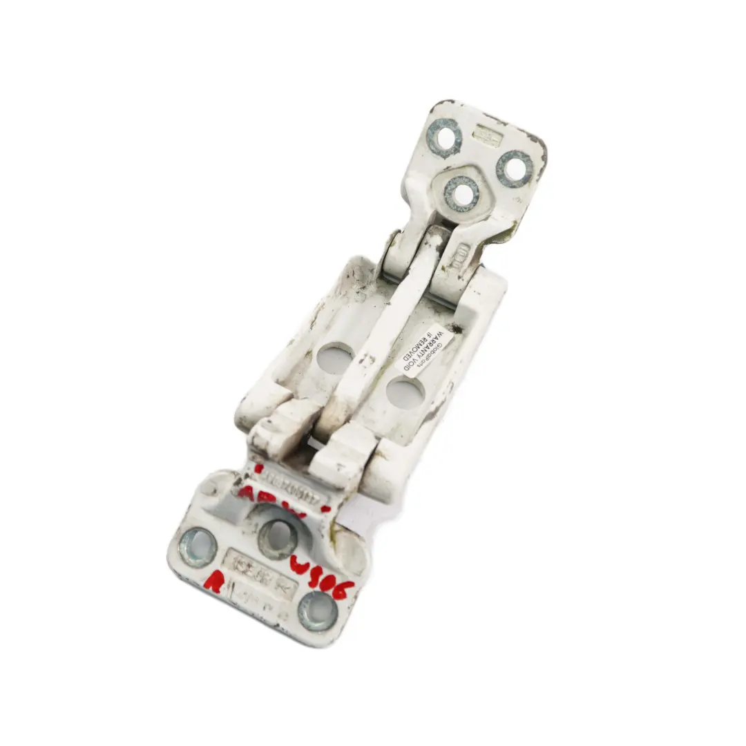 Mercedes Sprinter W906 Porte Arrière Droite Charnière Supérieure Blanche - SKU A9067400137 - Numéro de pièce A9067400137
