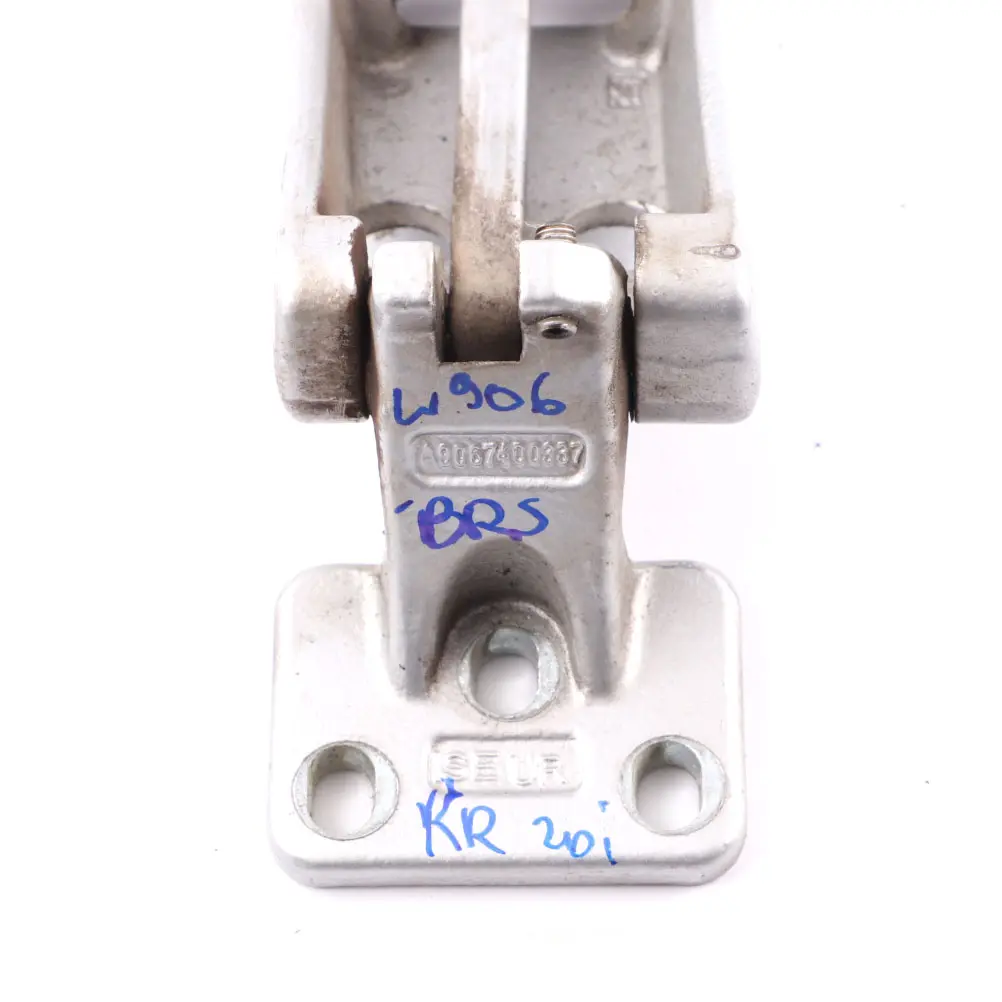 Door Hinge Rear Right O/S Bottom Brilliant Silver 9744 to Mercedes Sprinter W906 with Part number A9067400337 Mercedes Sprinter W906 Door Hinge Rear Right O/S Bottom Brilliant Silver 9744 - SKU A9067400337-BRS - Part number A9067400337