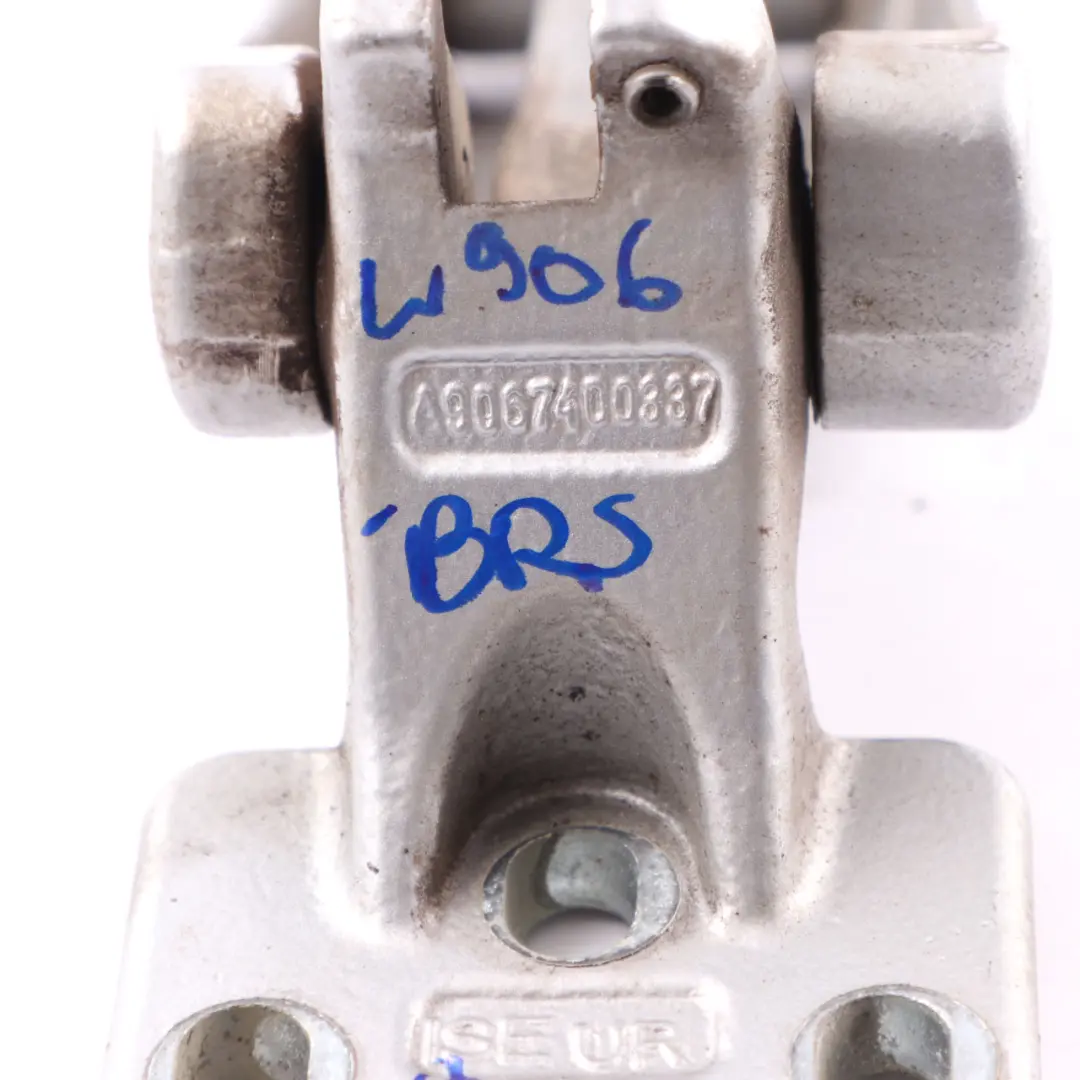Door Hinge Rear Right O/S Bottom Brilliant Silver 9744 to Mercedes Sprinter W906 with Part number A9067400337 Mercedes Sprinter W906 Door Hinge Rear Right O/S Bottom Brilliant Silver 9744 - SKU A9067400337-BRS - Part number A9067400337