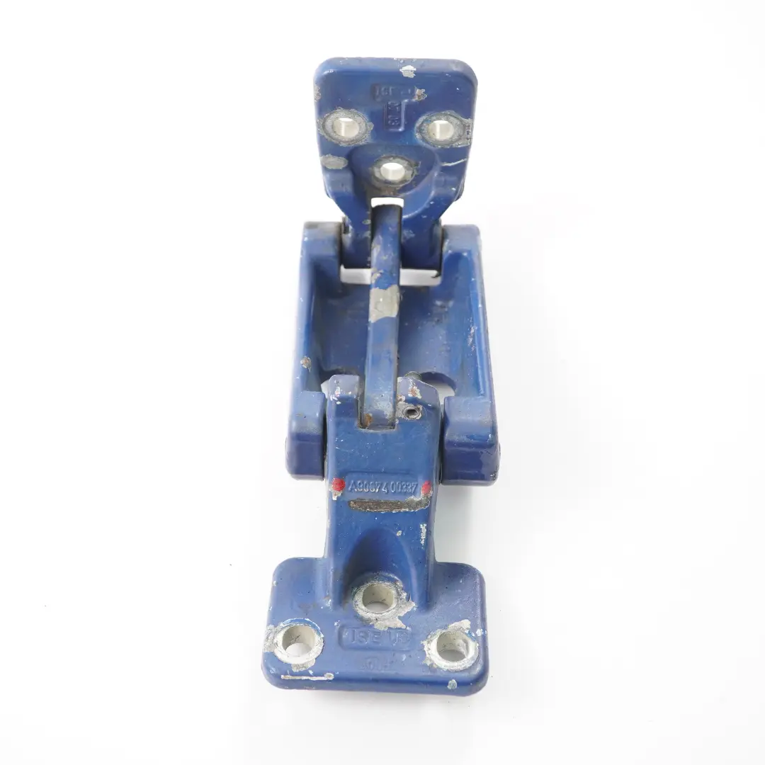 Right Door O/S Lower Hinge Bottom Hyacinth Blue-5376 to Mercedes Sprinter W906 Rear with Part number A9067400137 Mercedes Sprinter W906 Rear Right Door O/S Lower Hinge Bottom Hyacinth Blue-5376 - SKU A9067400337-HYA - Part number A9067400137
