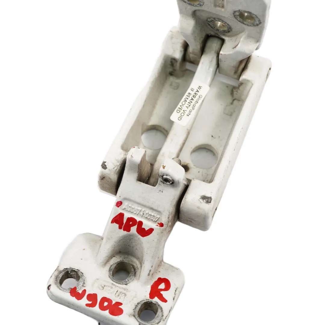 Mercedes-Benz Sprinter W906 Rear Right Door O/S Lower Hinge White to with Part number A9067400337 Mercedes-Benz Sprinter W906 Rear Right Door O/S Lower Hinge White - SKU A9067400337 - Part number A9067400337