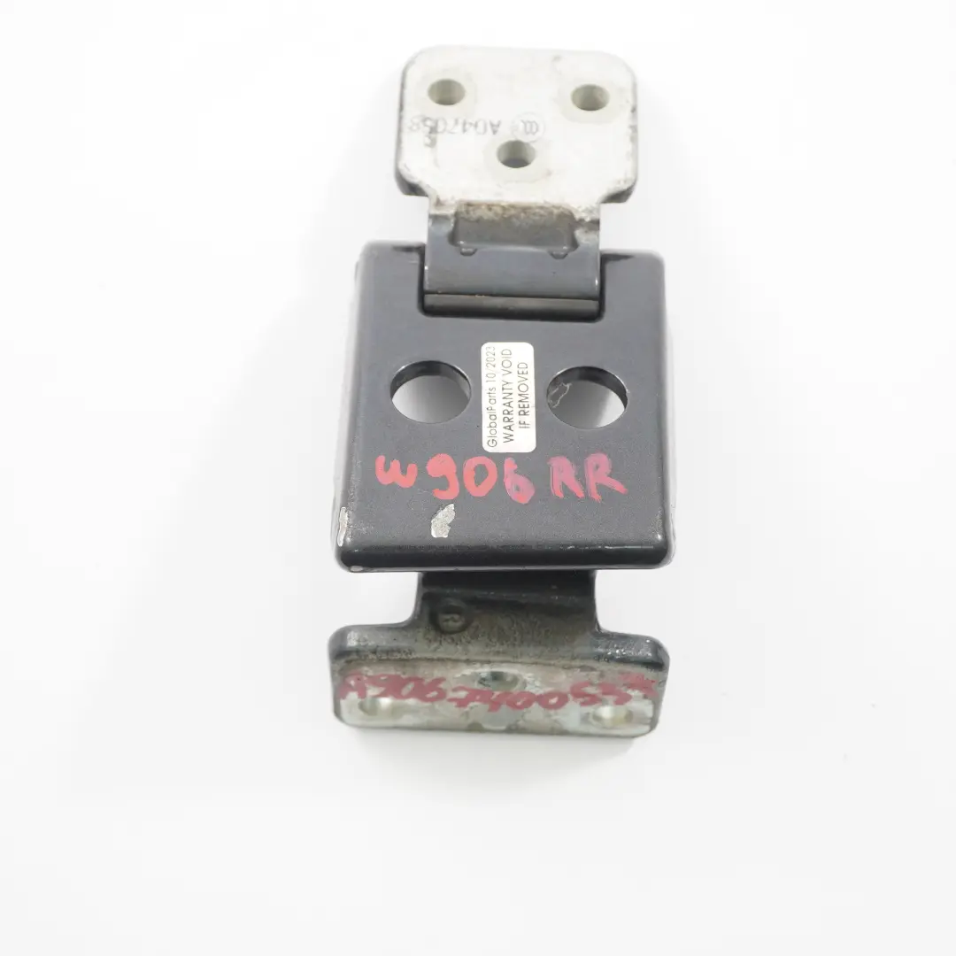 Mercedes W906 VW Crafter I Bisagra Puerta Trasera Derecha Superior Nacht Negro - SKU A9067400537-NAM - Número de pieza A9067400537
