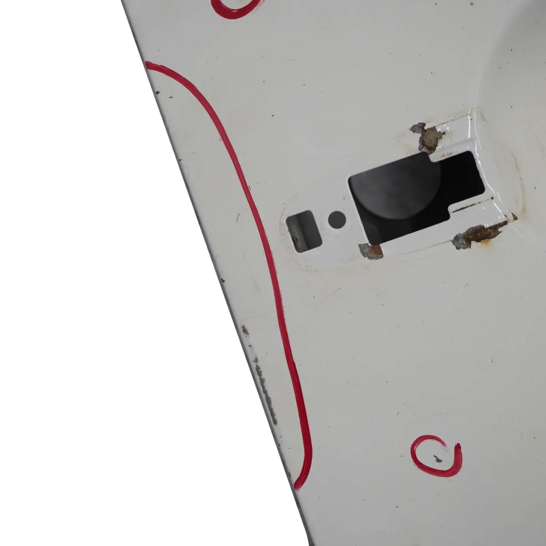 Mercedes-Benz Sprinter W906 Rear Right O/S High Roof Boot Tailgate Door White to with Part number A9067401305 Mercedes-Benz Sprinter W906 Rear Right O/S High Roof Boot Tailgate Door White - SKU A9067401305-ARW - Part number A9067401305