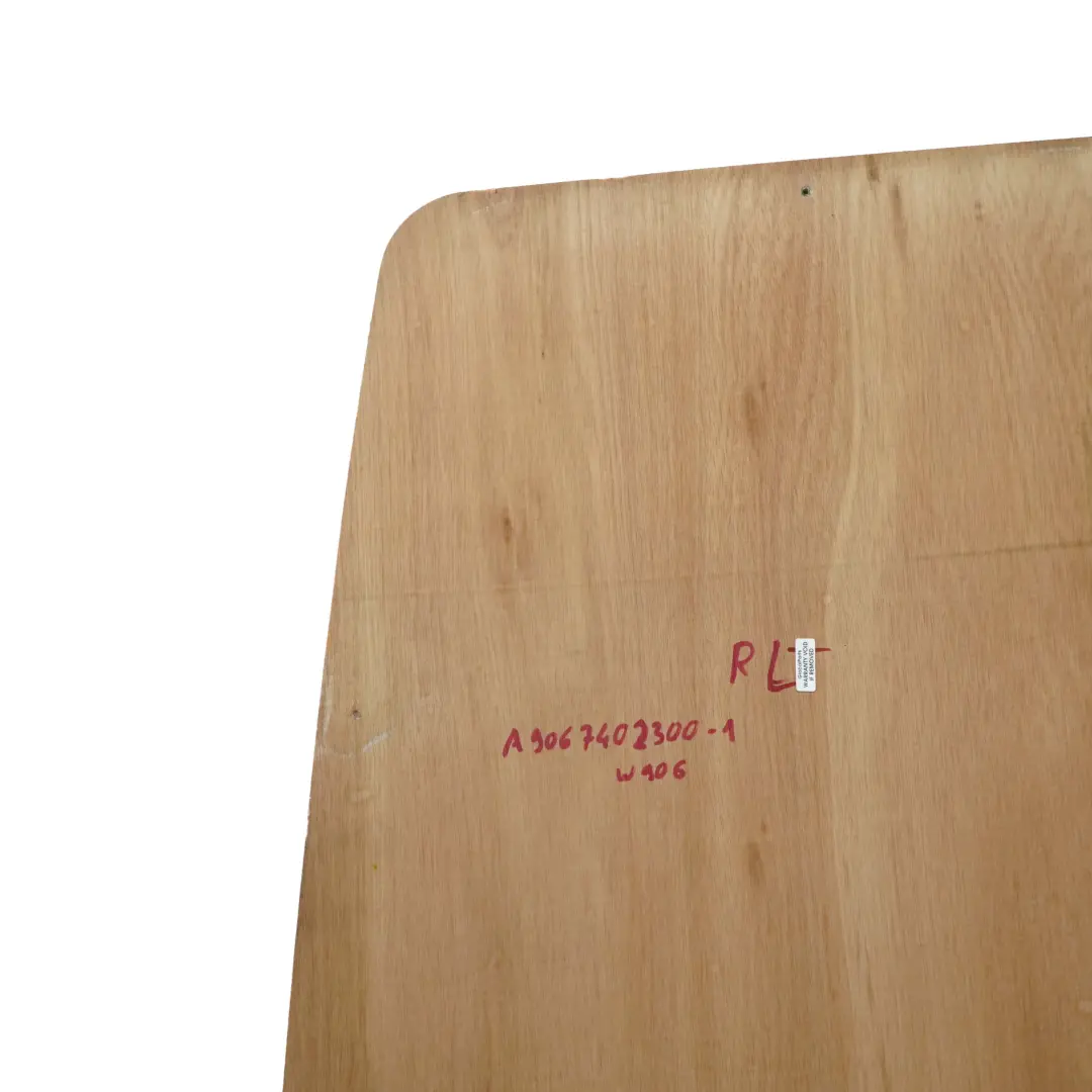 Mercedes W906 Porta posteriore sinistra Rivestimento in legno per rivestimento - SKU A9067402300-1 - Numero di parte A9067402300