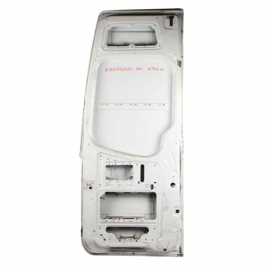 Boot Tailgate Door Mercedes W906 Rear Right O/S High Roof Arctic White - 9147 to with Part number A9067402400 Boot Tailgate Door Mercedes W906 Rear Right O/S High Roof Arctic White - 9147 - SKU A9067402400-ARW - Part number A9067402400