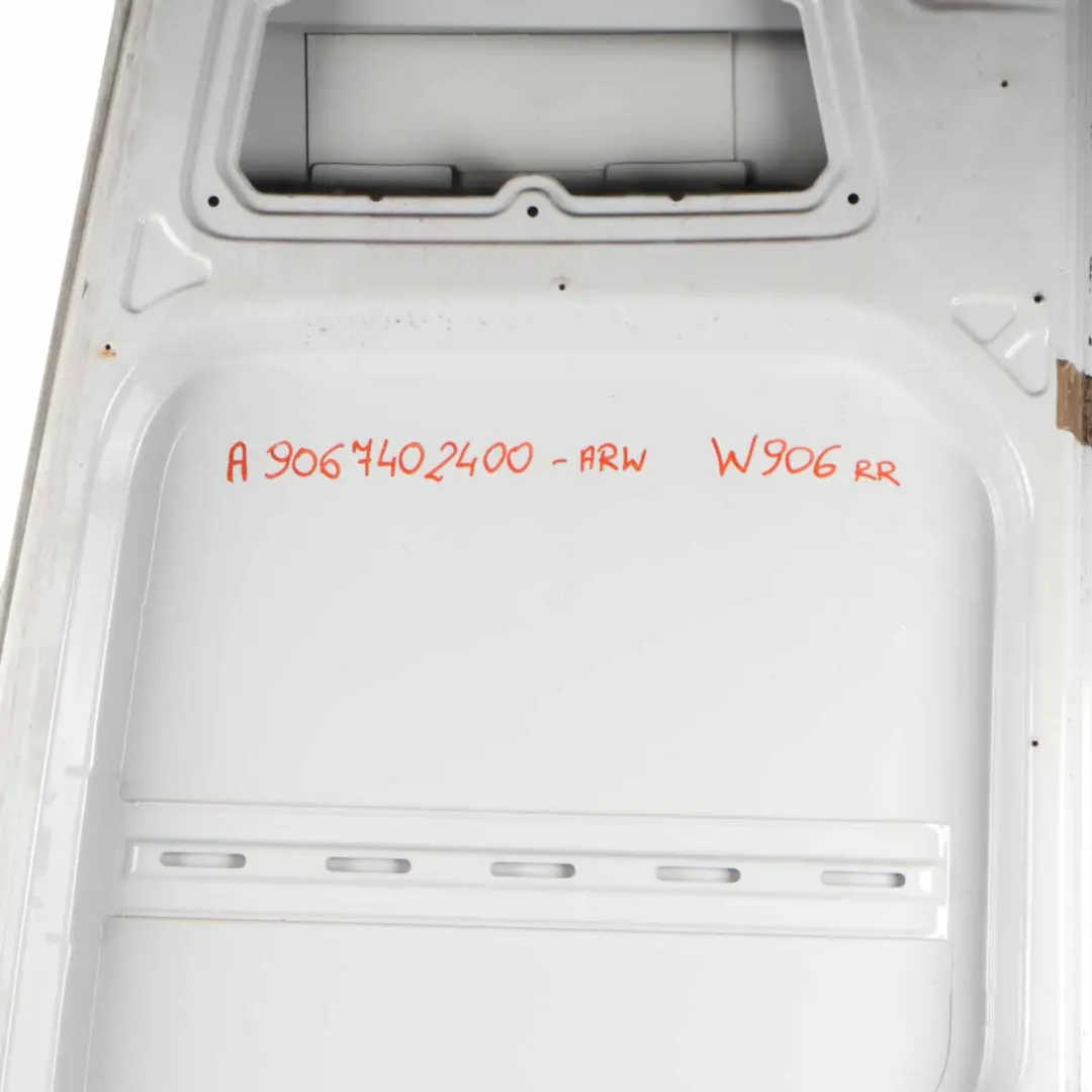 Boot Tailgate Door Mercedes W906 Rear Right O/S High Roof Arctic White - 9147 to with Part number A9067402400 Boot Tailgate Door Mercedes W906 Rear Right O/S High Roof Arctic White - 9147 - SKU A9067402400-ARW - Part number A9067402400