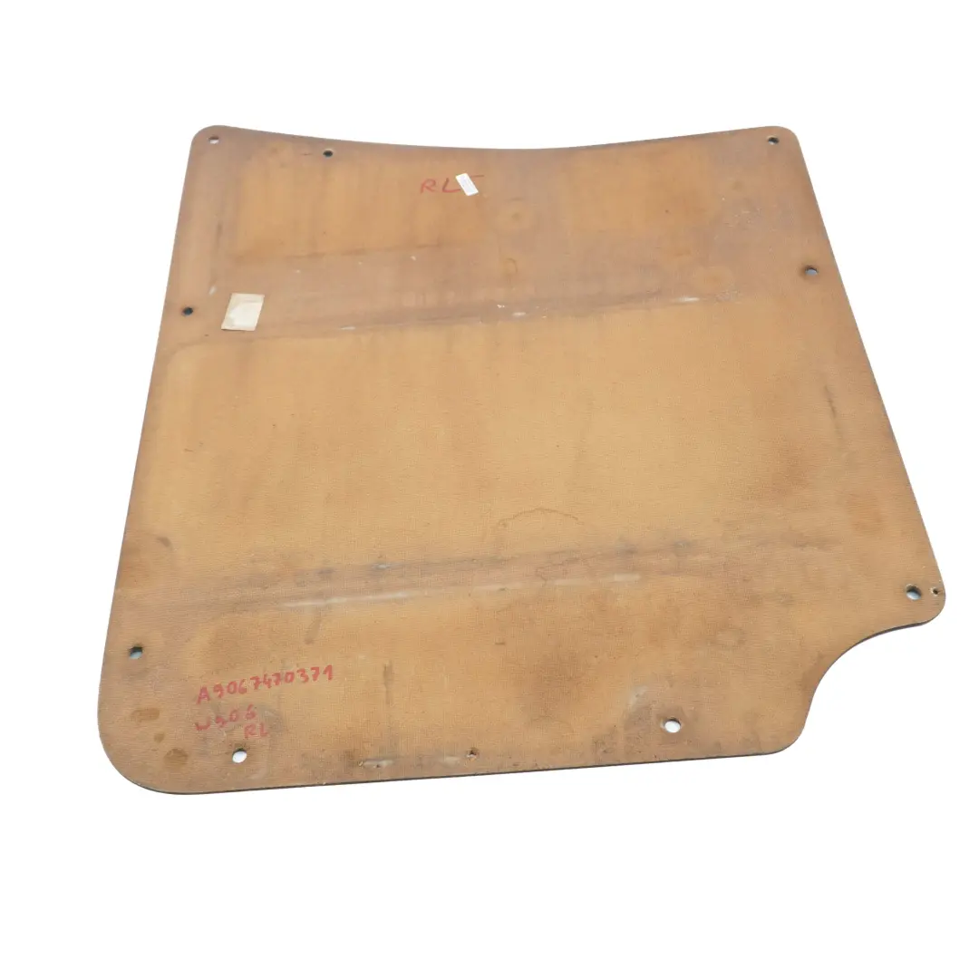 Mercedes-Benz Sprinter W906 Rear Left Door N/S Lower Paneling Trim Cover to with Part number A9067470371 Mercedes-Benz Sprinter W906 Rear Left Door N/S Lower Paneling Trim Cover - SKU A9067470371 - Part number A9067470371