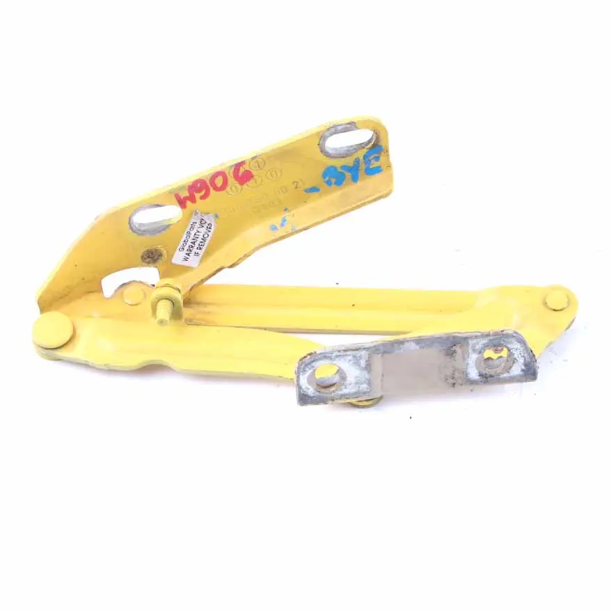 Hinge Left N/S Hood Bonnet Front Broom Yellow - 1212 to Mercedes Sprinter W906 with Part number A9067500021 Mercedes Sprinter W906 Hinge Left N/S Hood Bonnet Front Broom Yellow - 1212 - SKU A9067500021-BYE - Part number A9067500021