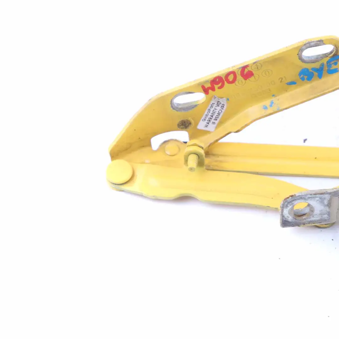 Hinge Left N/S Hood Bonnet Front Broom Yellow - 1212 to Mercedes Sprinter W906 with Part number A9067500021 Mercedes Sprinter W906 Hinge Left N/S Hood Bonnet Front Broom Yellow - 1212 - SKU A9067500021-BYE - Part number A9067500021