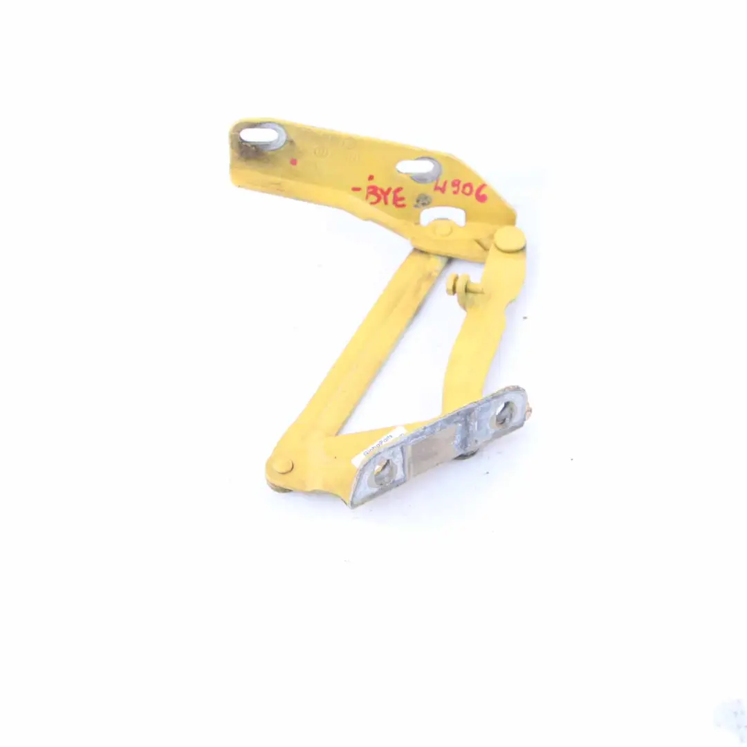 Hinge Right O/S Hood Bonnet Broom Yellow to Mercedes Sprinter W906 with Part number A9067500121 Mercedes Sprinter W906 Hinge Right O/S Hood Bonnet Broom Yellow - SKU A9067500121-BYE - Part number A9067500121