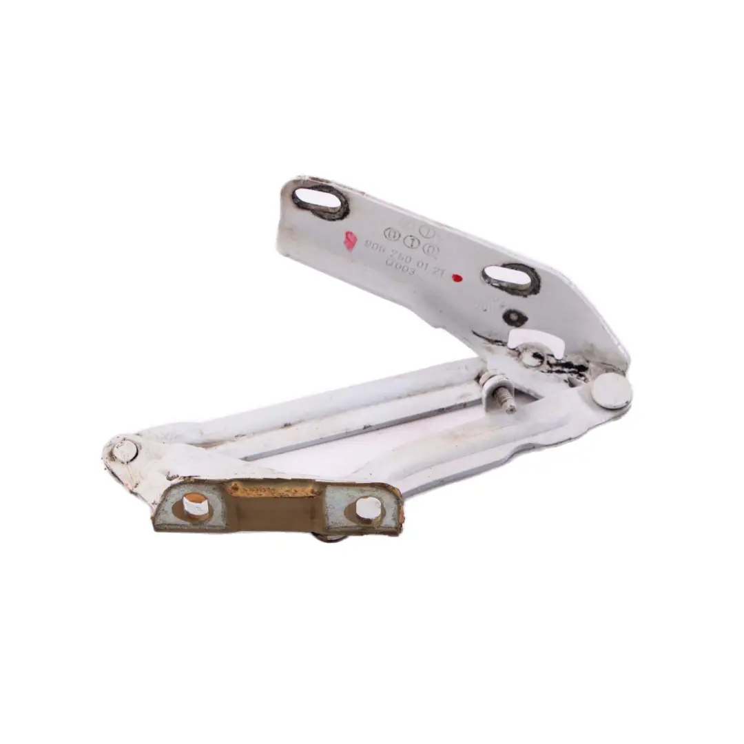 Cerniera Cofano Anteriore Destro Bianco per Mercedes W906 con numero di parte A9067500121 Mercedes W906 Cerniera Cofano Anteriore Destro Bianco - SKU A9067500121 - Numero di parte A9067500121
