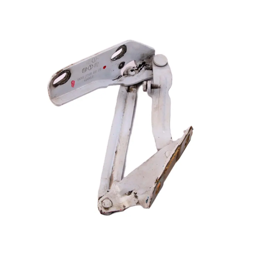 Cerniera Cofano Anteriore Destro Bianco per Mercedes W906 con numero di parte A9067500121 Mercedes W906 Cerniera Cofano Anteriore Destro Bianco - SKU A9067500121 - Numero di parte A9067500121