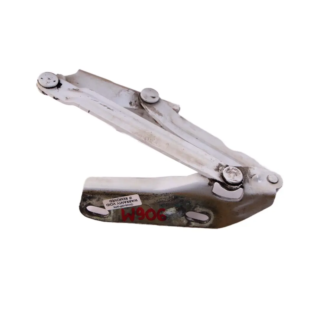 Cerniera Cofano Anteriore Destro Bianco per Mercedes W906 con numero di parte A9067500121 Mercedes W906 Cerniera Cofano Anteriore Destro Bianco - SKU A9067500121 - Numero di parte A9067500121