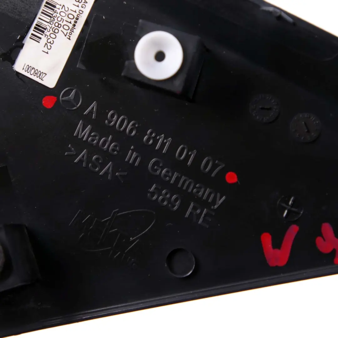Mercedes-Benz Sprinter W906 Door Mirror Finisher Cover Trim to with Part number A9068110107 Mercedes-Benz Sprinter W906 Door Mirror Finisher Cover Trim - SKU A9068110107 - Part number A9068110107