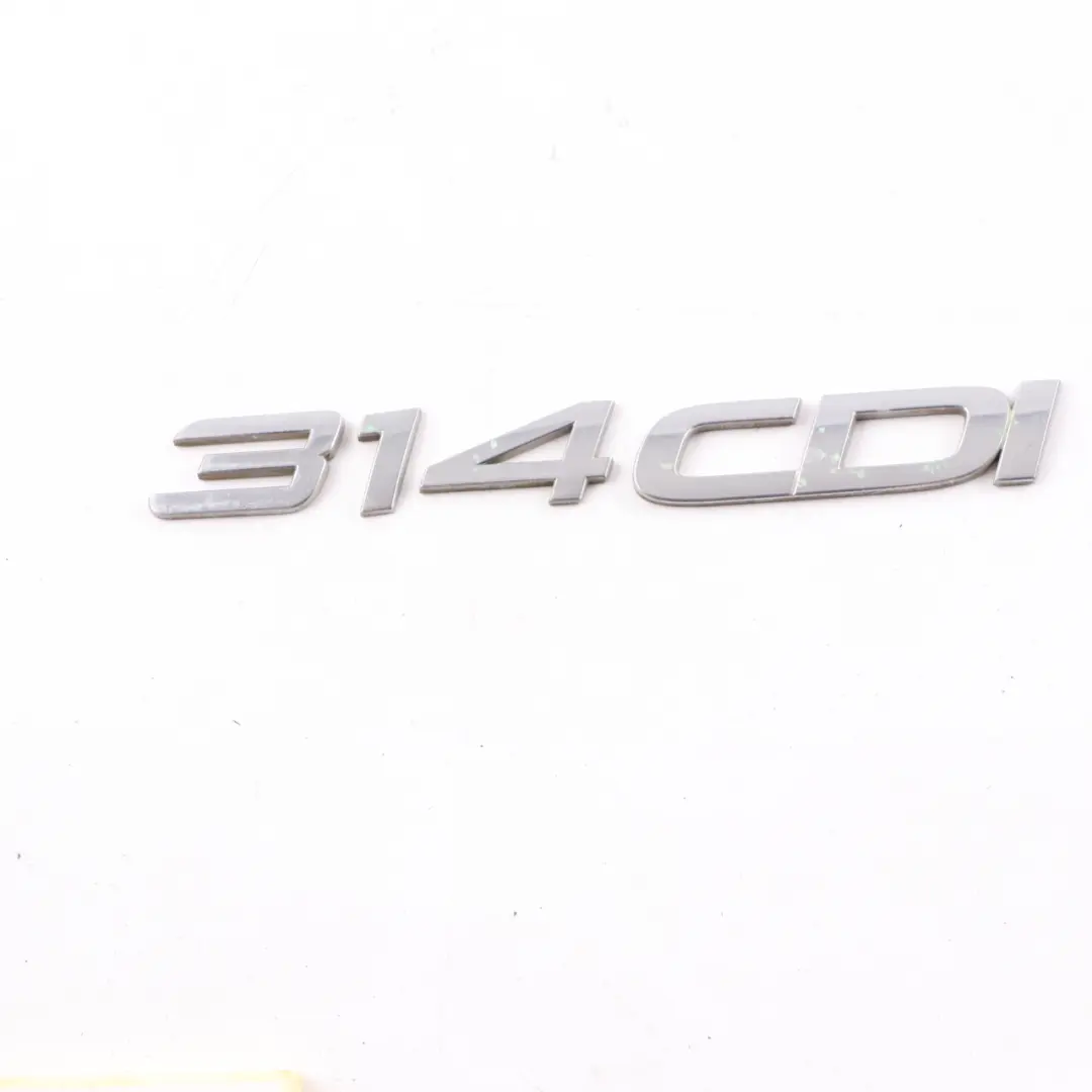 Door Emblem Mercedes W906 W910 Badge Adhered Trunk Logo 314 CDI to Rear with Part number A9068173900 Rear Door Emblem Mercedes W906 W910 Badge Adhered Trunk Logo 314 CDI - SKU A9068173900 - Part number A9068173900
