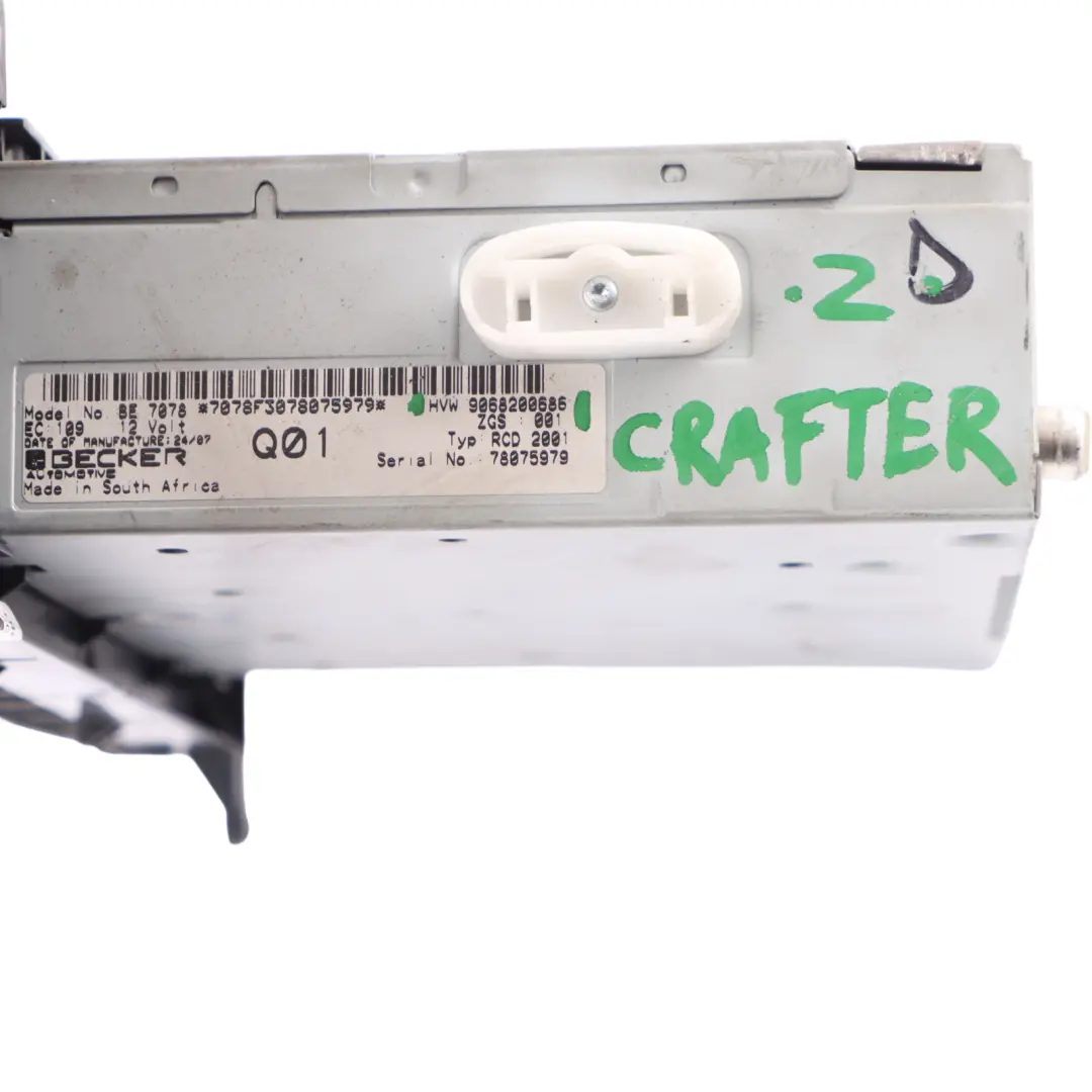 Volkswagen Crafter Radio Stereo Sat Nav Display Screen Head Unit - SKU A9068200686 - Part number A9068200686