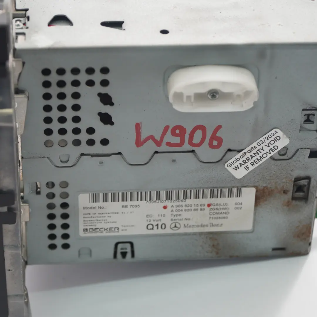 Radio Stereo Audio Head Unit to Mercedes Sprinter W906 with Part number A9068201589 Mercedes Sprinter W906 Radio Stereo Audio Head Unit - SKU A9068201589 - Part number A9068201589