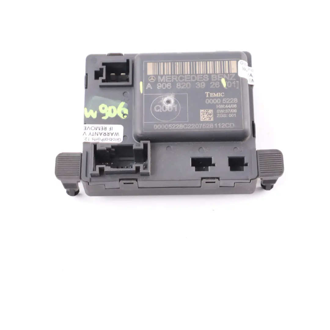 Door Module Front Right Control Unit to Mercedes Sprinter W906 with Part number A9068203926 Mercedes Sprinter W906 Door Module Front Right Control Unit - SKU A9068203926 - Part number A9068203926