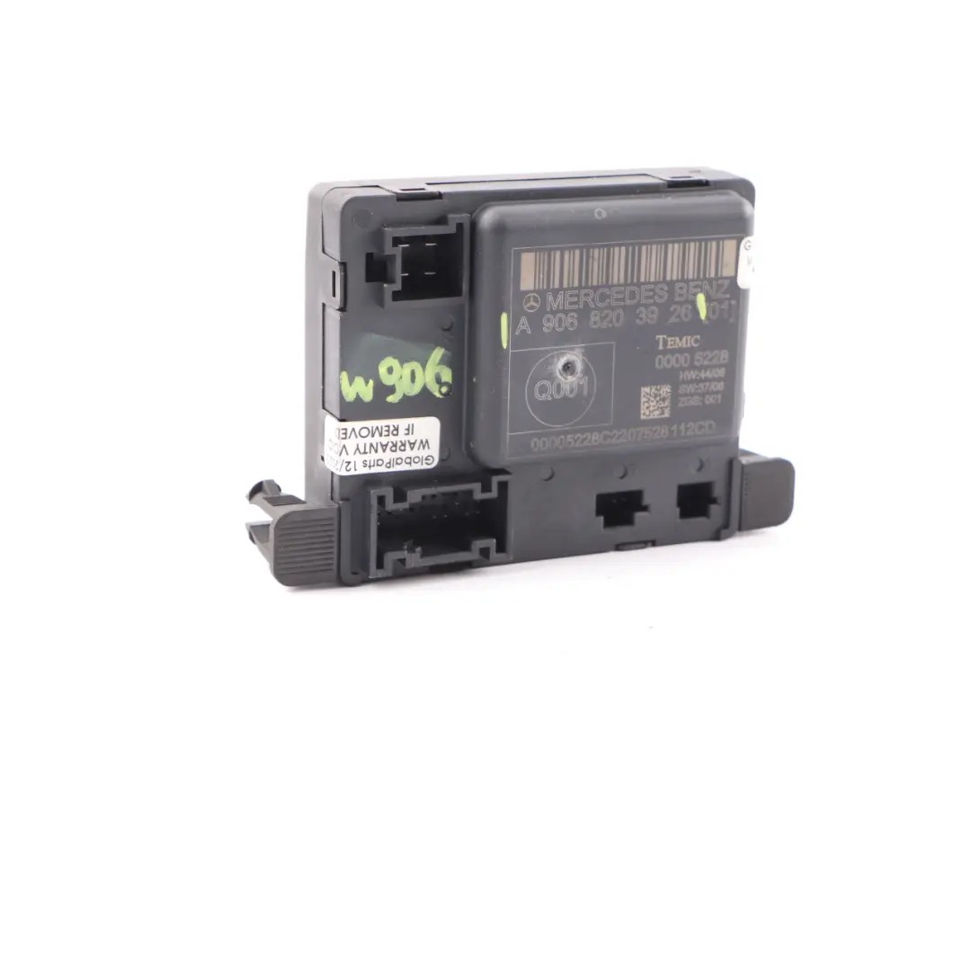 Door Module Front Right O/S Control Unit Mercedes Sprinter W906 - SKU A9068203926 - Part number A9068203926