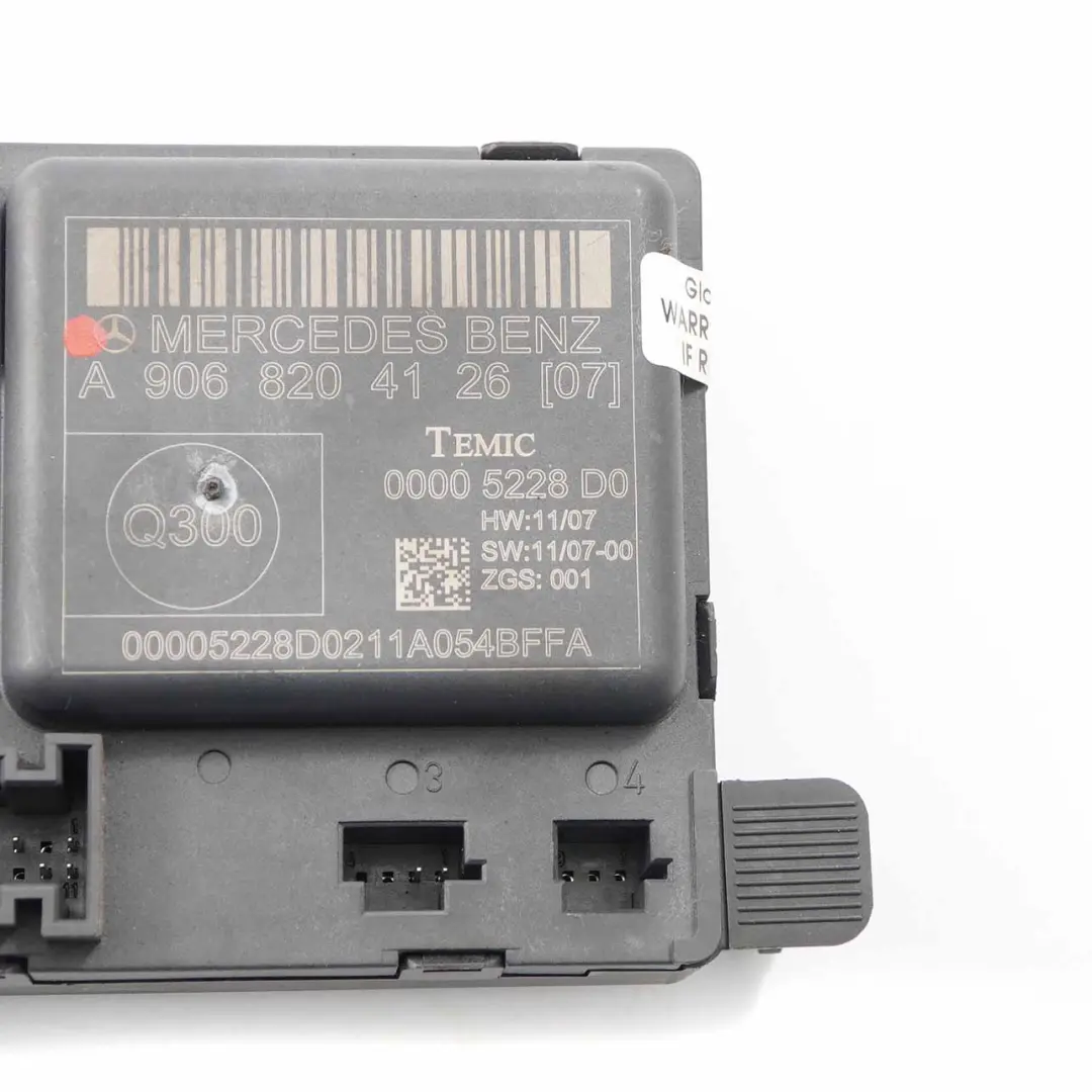 Mercedes Sprinter W906 Door Module Front Right O/S Control Unit - SKU A9068204126 - Part number A9068204126