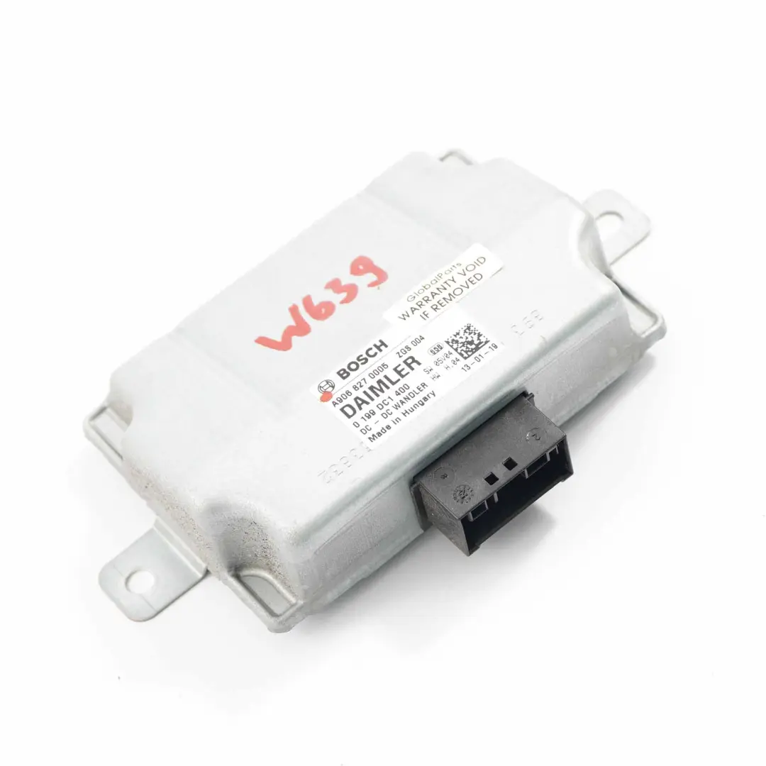 Stabilisateur tension Mercedes W639 W906 Module de l'unité contrôle pour à propos du numéro de pièce A9068270005 Stabilisateur tension Mercedes W639 W906 Module de l'unité contrôle - SKU A9068270005 - Numéro de pièce A9068270005