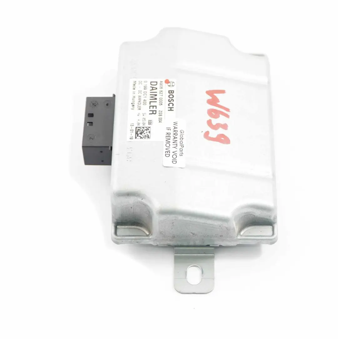 Estabilizador voltaje Mercedes W639 W906 Módulo de unidad de control para con número de pieza A9068270005 Estabilizador voltaje Mercedes W639 W906 Módulo de unidad de control - SKU A9068270005 - Número de pieza A9068270005