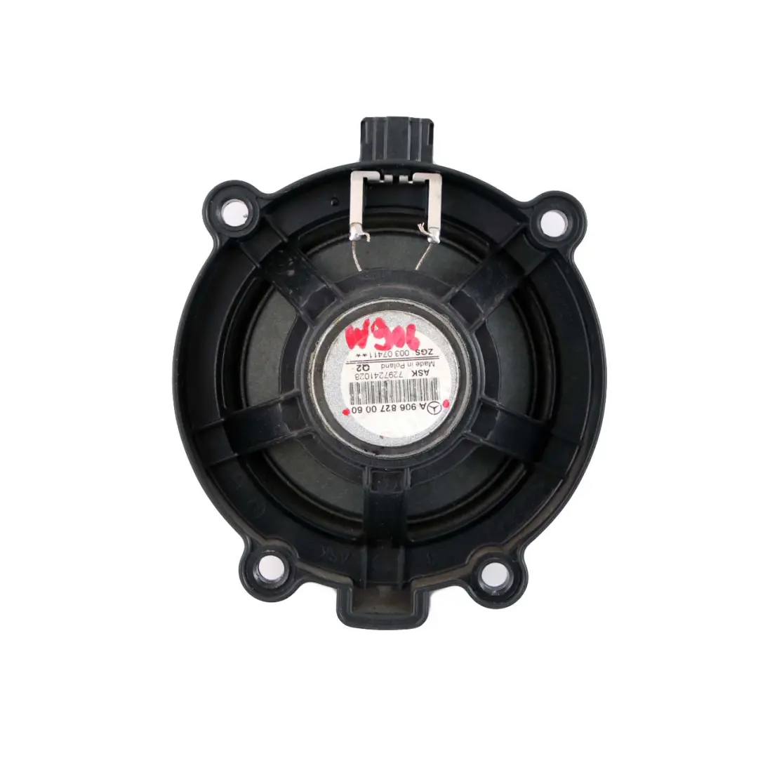 Haut-Parleur Audio Porte Avant Gauche Droite pour Mercedes W906 à propos du numéro de pièce A9068270060 Mercedes W906 Haut-Parleur Audio Porte Avant Gauche Droite - SKU A9068270060 - Numéro de pièce A9068270060