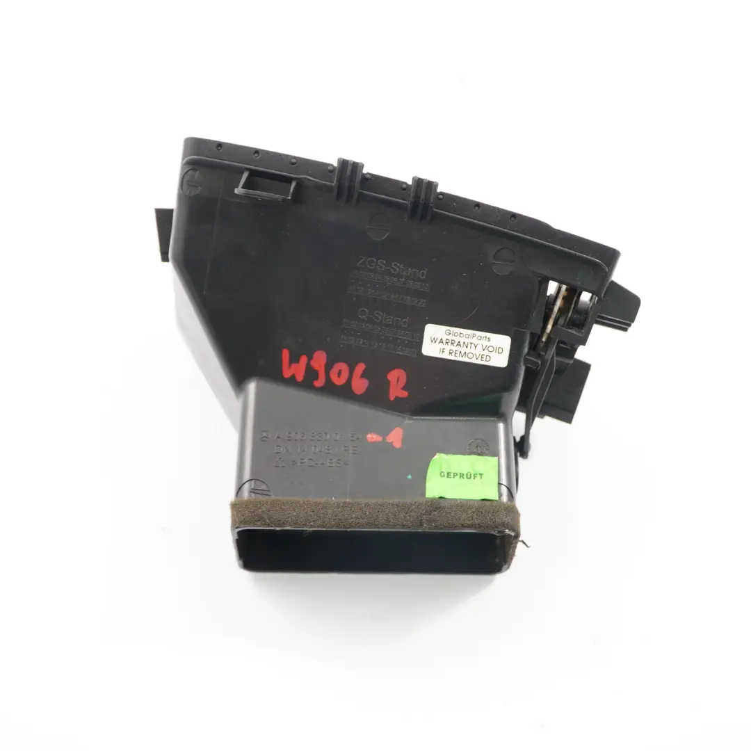 Mercedes Sprinter W906 Air Vent Dashboard Centre Right O/S Black - SKU A9068300154-1 - Part number A9068300154