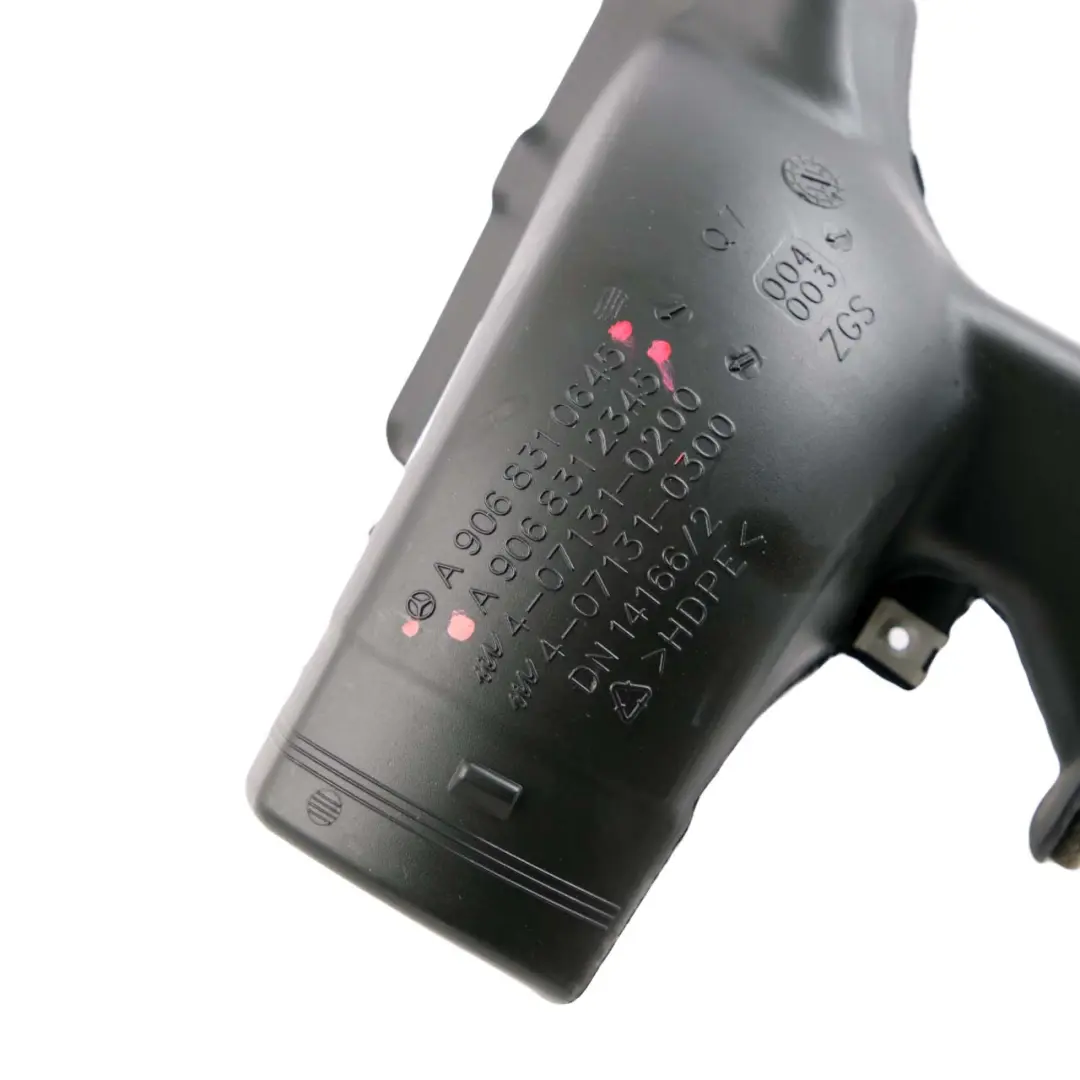 Centre Footwell Air Duct Pipe Channel to Mercedes W906 with Part number A9068310645 Mercedes W906 Centre Footwell Air Duct Pipe Channel - SKU A9068310645 - Part number A9068310645