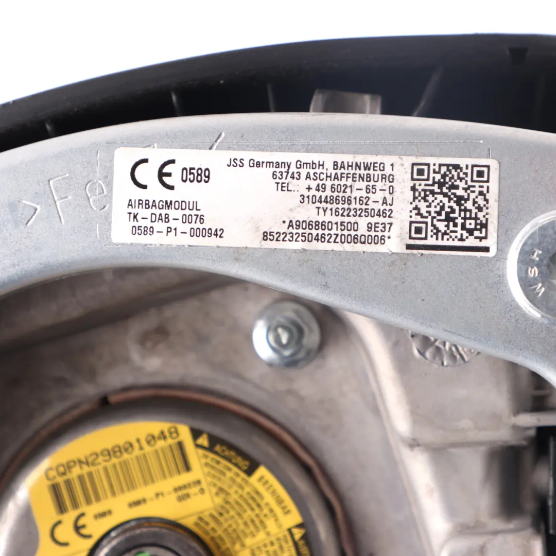 Mercedes Sprinter W906 Steering Wheel Air Module Driver Side Black - SKU A9068601500 - Part number A9068601500