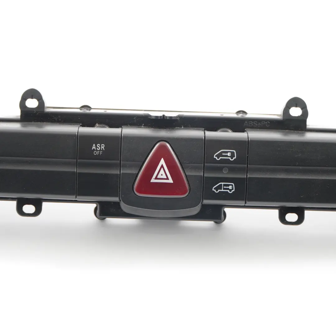 Mercedes W906 Salpicadero Panel Interruptores ASR Bloqueo Peligro - SKU A9068701110 - Número de pieza A9068701110