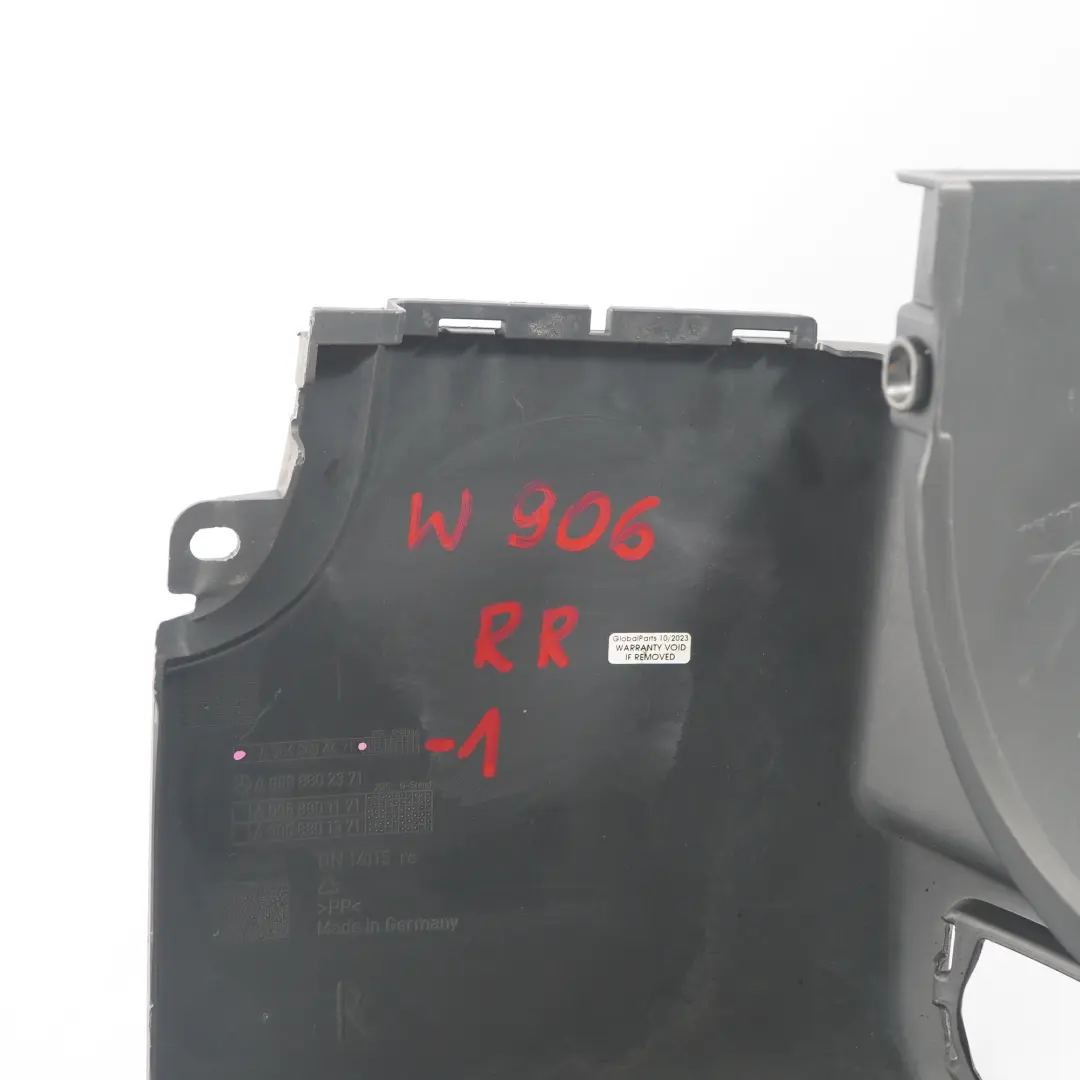 Mercedes Sprinter W906 Rear Bumper Right O/S Corner Trim Cover Panel - SKU A9068804671-1 - Part number A9068804671
