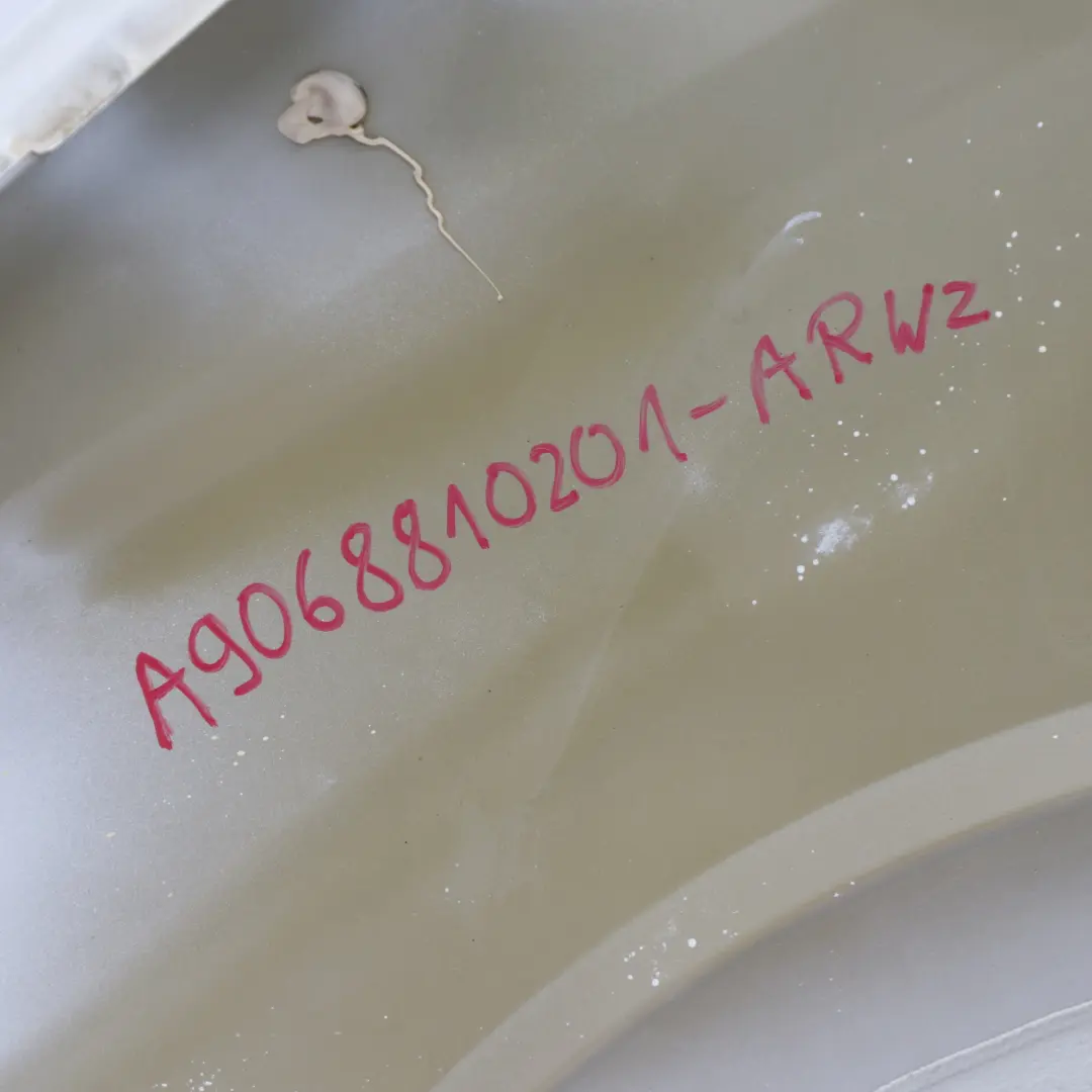 Side Panel Front Right O/S Wing Fender Arctic White 9147 to Mercedes Sprinter W906 with Part number A9068810201 Mercedes Sprinter W906 Side Panel Front Right O/S Wing Fender Arctic White 9147 - SKU A9068810201-ARW2 - Part number A9068810201