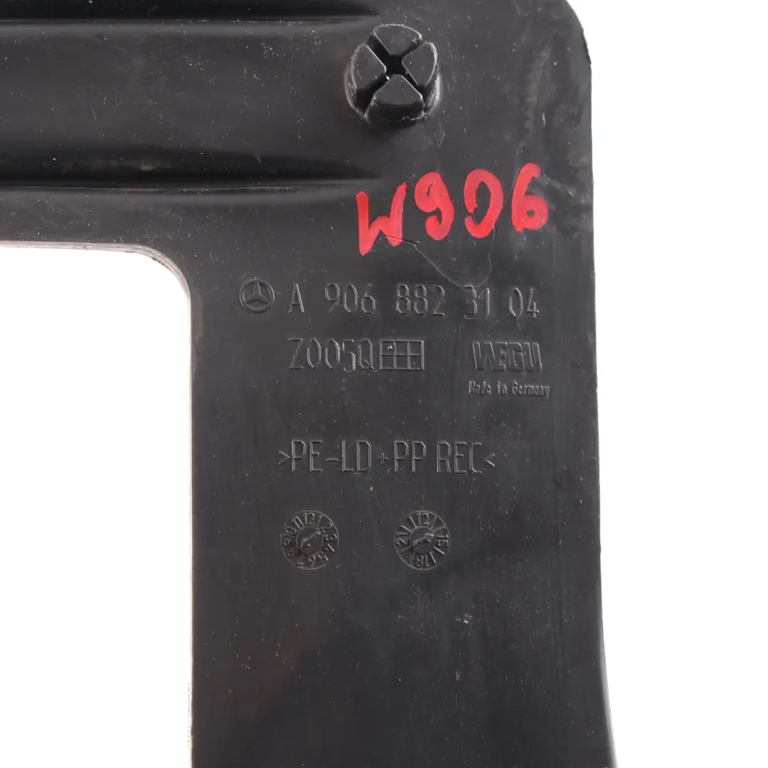 Mud Flap Mercedes W906 Front Left N/S Mudflap Splash Guard to with Part number A9068823104 Mud Flap Mercedes W906 Front Left N/S Mudflap Splash Guard - SKU A9068823104 - Part number A9068823104
