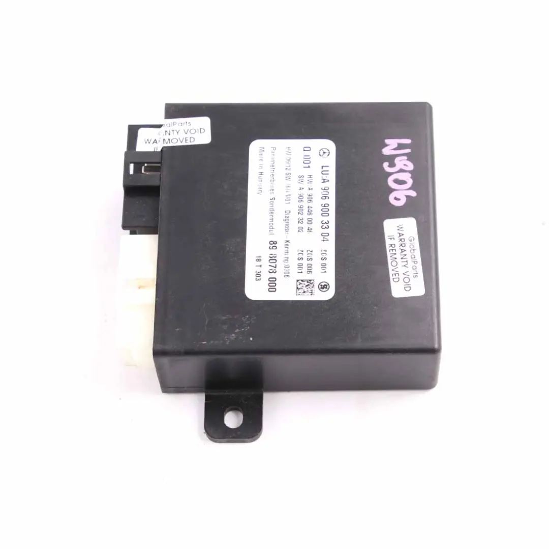 Central Lock Locking Control Unit Module to Mercedes W906 with Part number A9069003304 Mercedes W906 Central Lock Locking Control Unit Module - SKU A9069003304 - Part number A9069003304