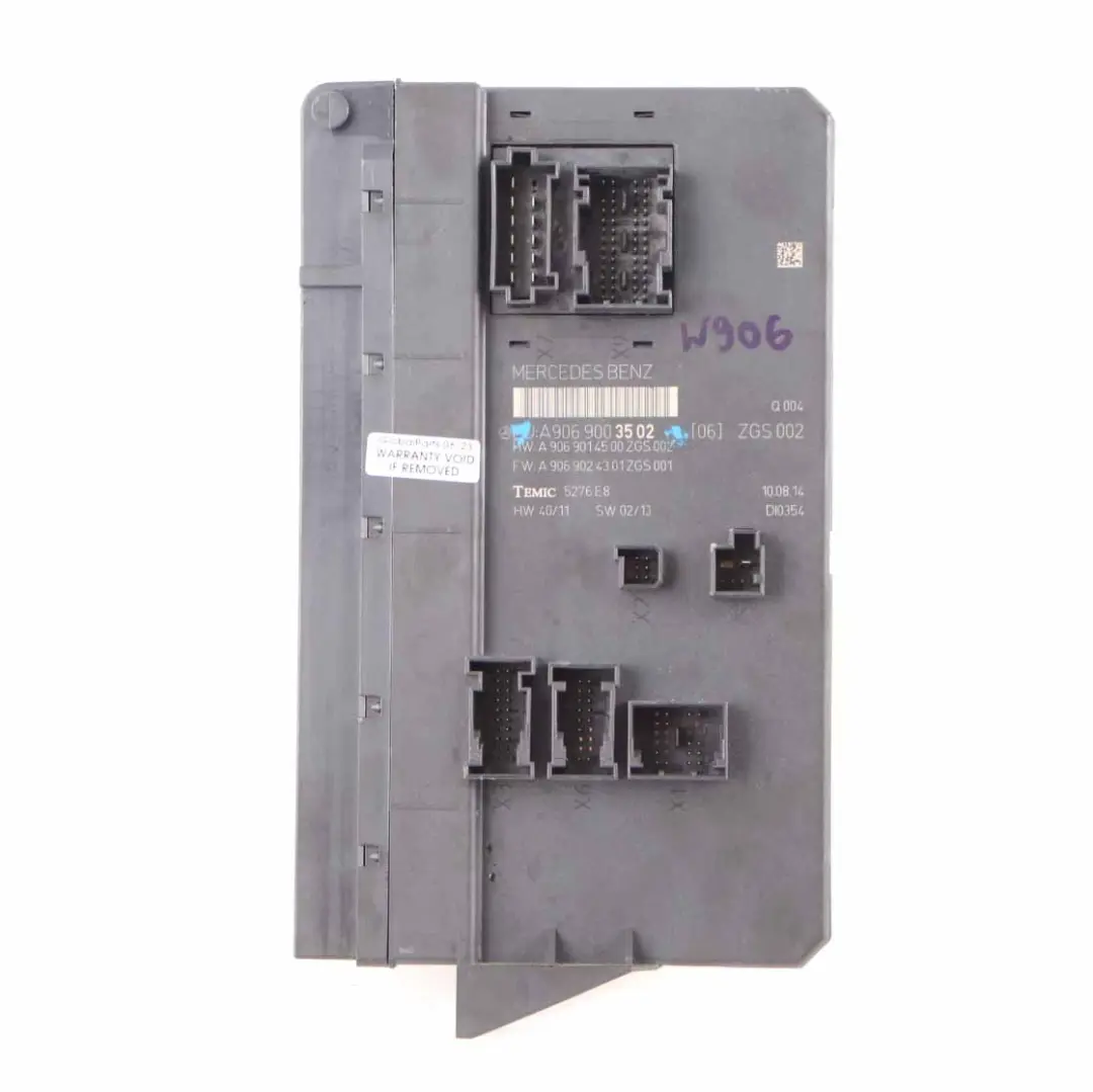 Caja Fusibles Unidad Control Relé Módulo Eléctrico SAM para Mercedes W906 con número de pieza A9069003502 Mercedes W906 Caja Fusibles Unidad Control Relé Módulo Eléctrico SAM - SKU A9069003502 - Número de pieza A9069003502