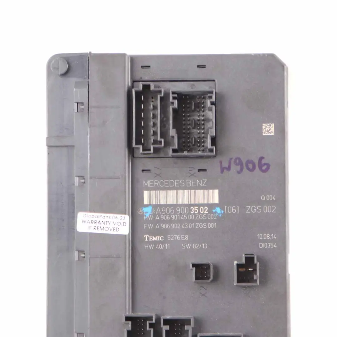 Mercedes W906 Scatola Fusibili Relè Controllo Modulo Elettrico SAM - SKU A9069003502 - Numero di parte A9069003502