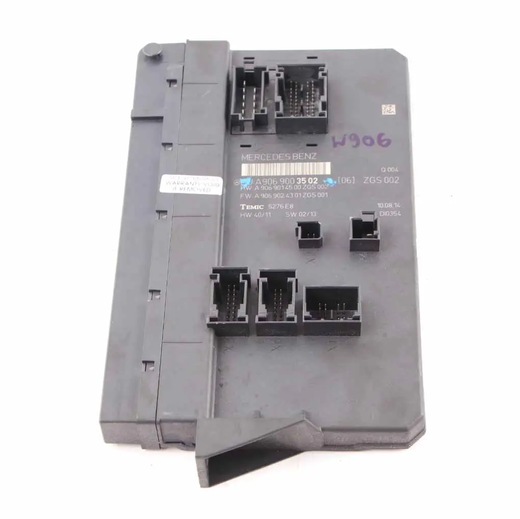 Fuse Box Relay Control Unit Electric Module SAM to Mercedes W906 with Part number A9069003502 Mercedes W906 Fuse Box Relay Control Unit Electric Module SAM - SKU A9069003502 - Part number A9069003502