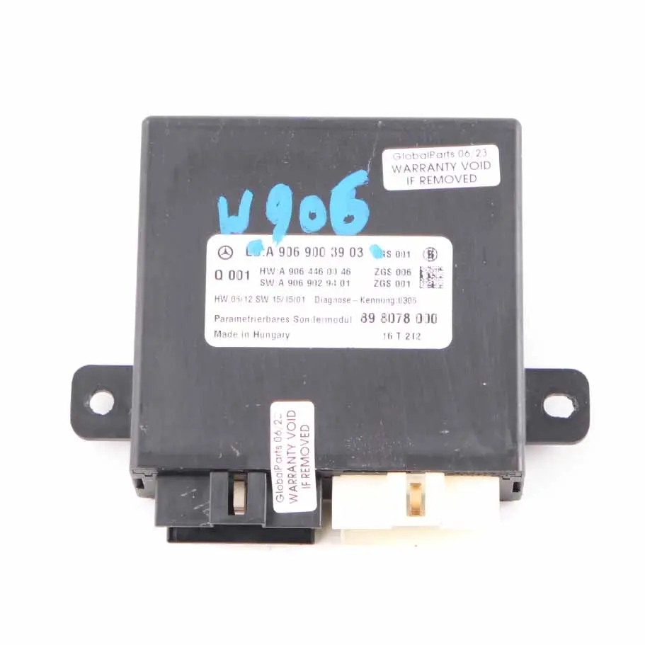 Central Lock Locking Control Unit Module to Mercedes Sprinter W906 with Part number A9069003903 Mercedes Sprinter W906 Central Lock Locking Control Unit Module - SKU A9069003903 - Part number A9069003903