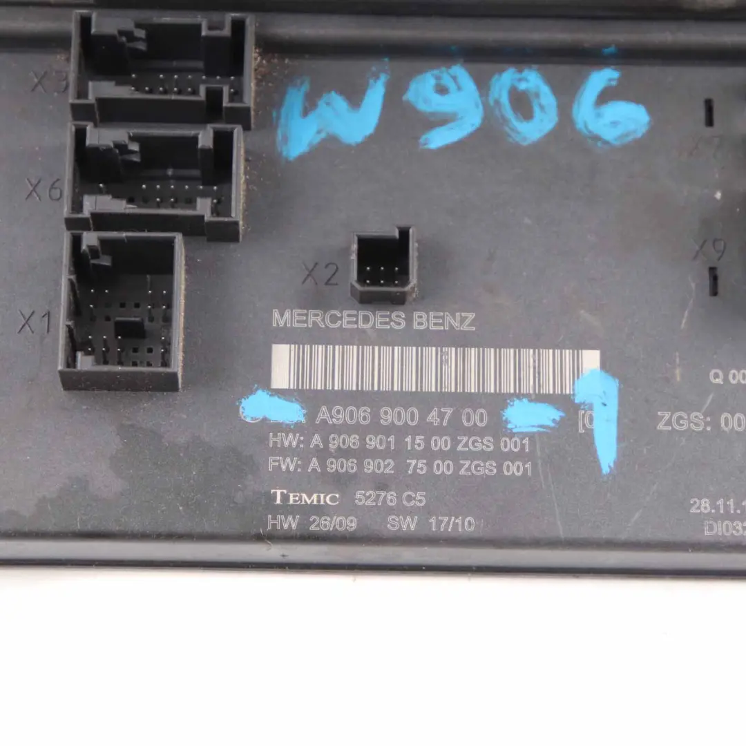Mercedes Sprinter W906 Sicherungs Kasten SAM Steuer Gerät Modul - SKU A9069004700-1 - Teilenummer A9069004700