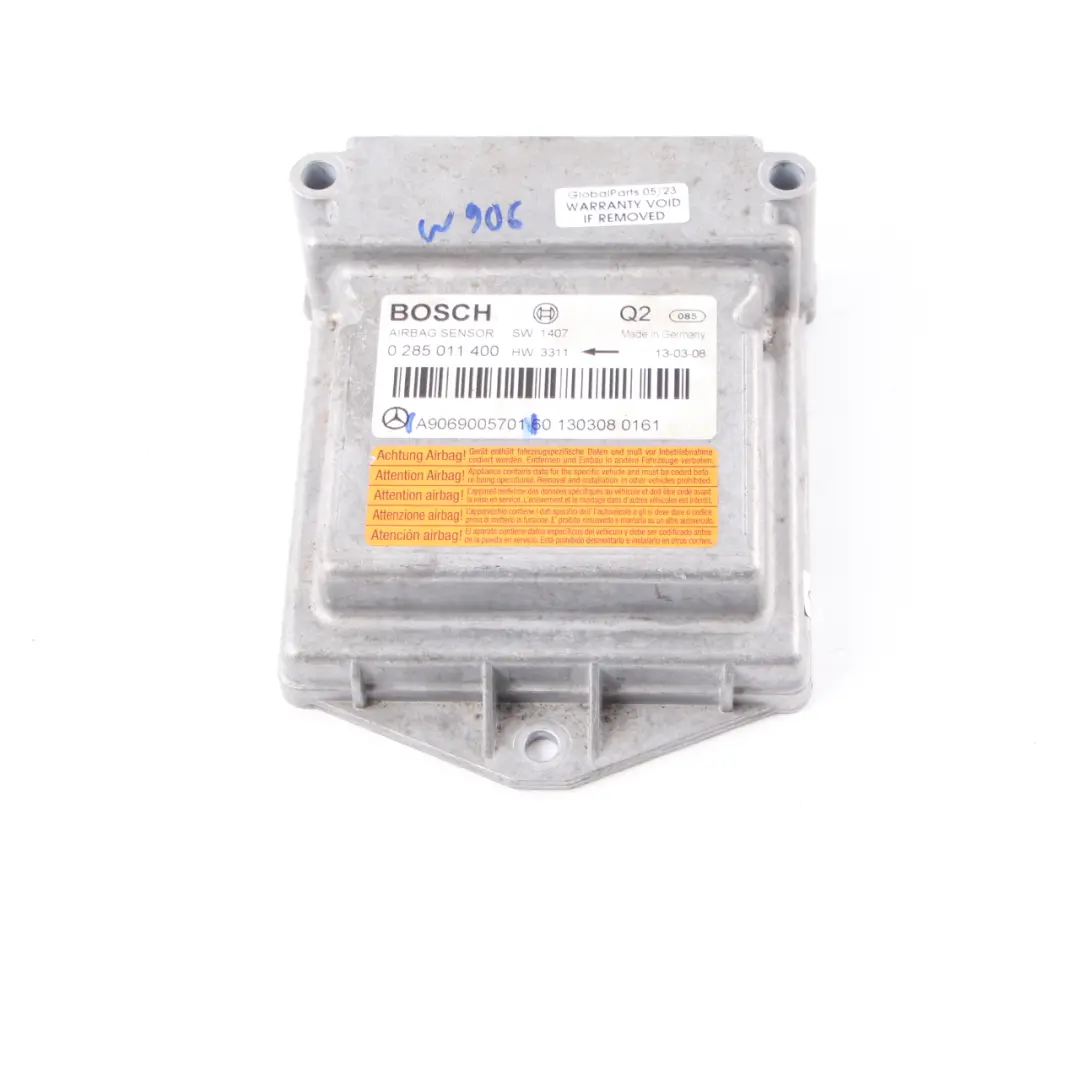 Mercedes W639 W906 Modulo Aria SRS Unità Di Controllo ECU - SKU A9069005701 - Numero di parte A9069005701