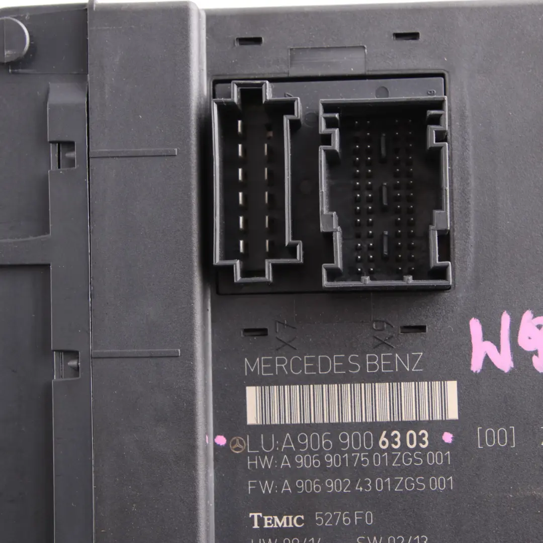 Mercedes W906 Boîte à fusibles Module de contrôle ZGS Temic - SKU A9069006303 - Numéro de pièce A9069006303