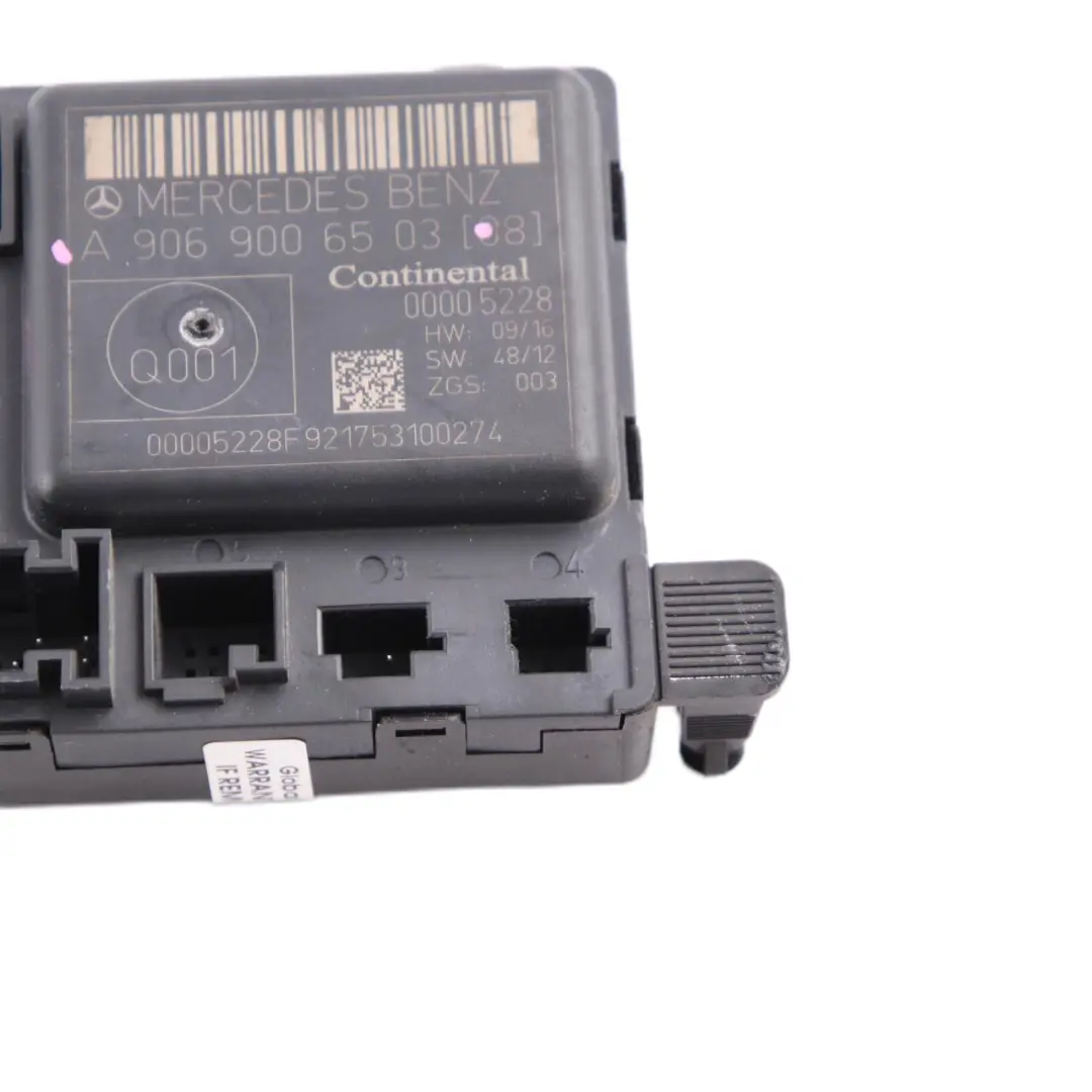 Modulo porta Mercedes W906 anteriore sinistra destra Unità controllo ECU per con numero di parte A9069006503 Modulo porta Mercedes W906 anteriore sinistra destra Unità controllo ECU - SKU A9069006503 - Numero di parte A9069006503