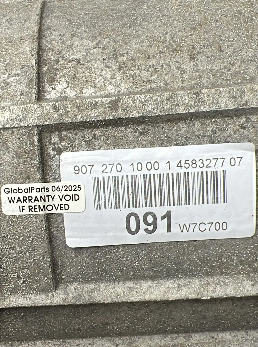 Mercedes W907 Automatic Gearbox 722908 722.908 A9072701000 WARRANTY - SKU A9072700200 - Part number A9072700200
